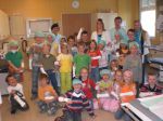 Gruppenfoto Mit Gips